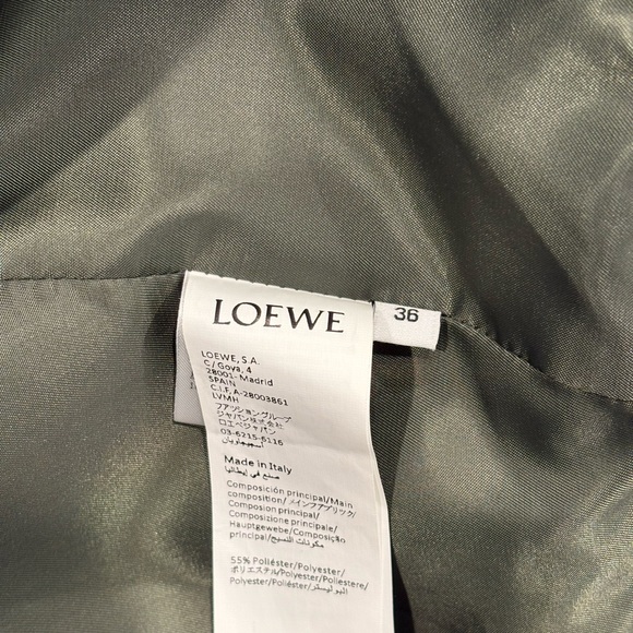 LOEWE Checked Draped Jacket — Like New | Authentic - Picture 13 of 13